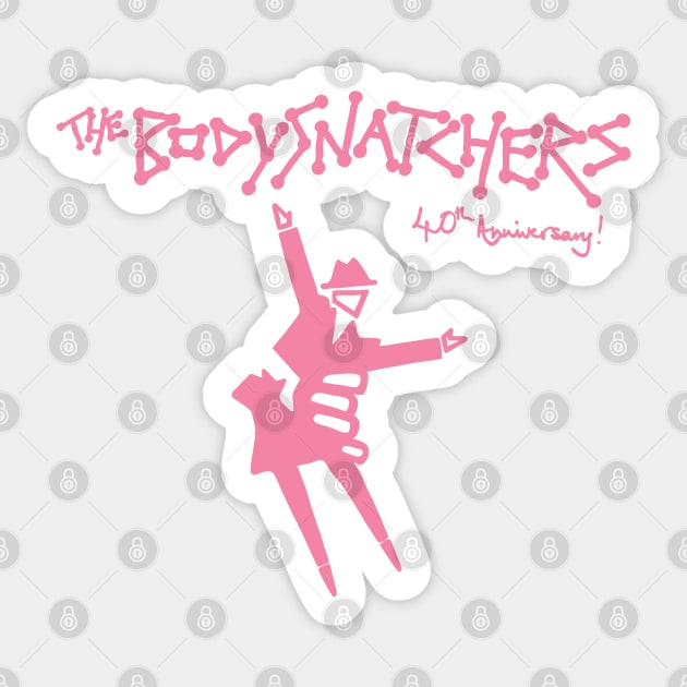 Madness Bodysnatchers - Pink Sticker by Skate Merch